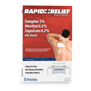 Camphor 1% + Menthol 0.3% + Capsicum 0.2% Gel Patch